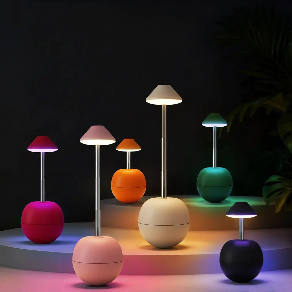 Smart RGB Table Lamp with Remote Control and USB Charger