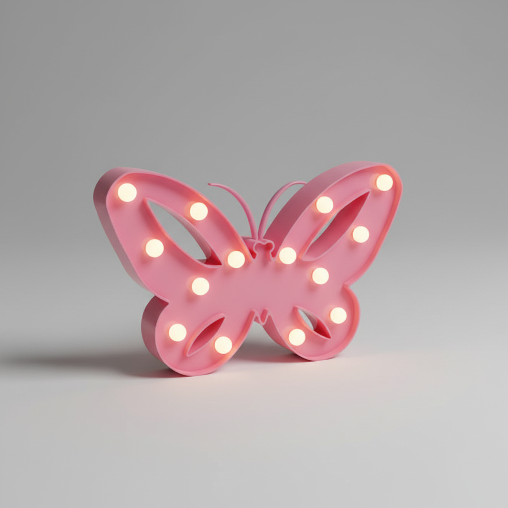 Table Lamp with LED Lights – Tiered Design