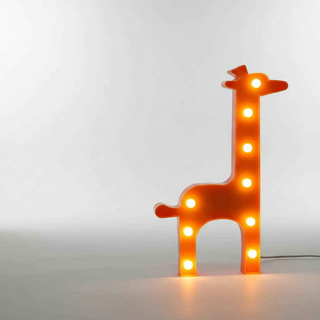 Table Lamp with LED Lights – Tiered Design
