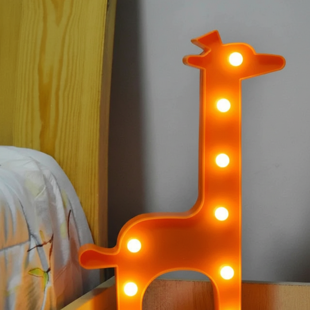 Table Lamp with LED Lights – Tiered Design