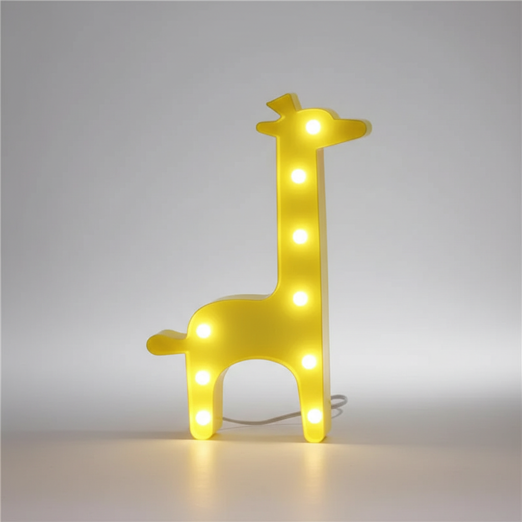 Table Lamp with LED Lights – Tiered Design