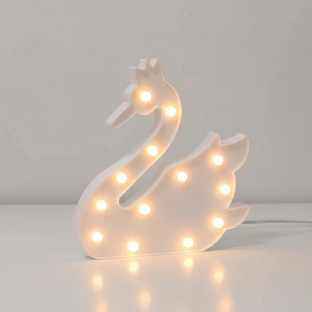 Table Lamp with LED Lights – Tiered Design
