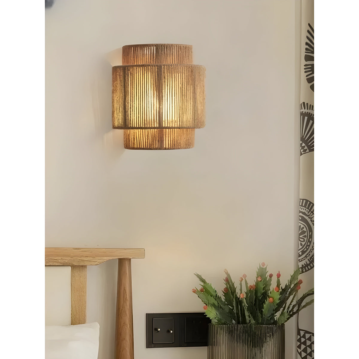 Decorative LED Light with Fiber Optic Effects