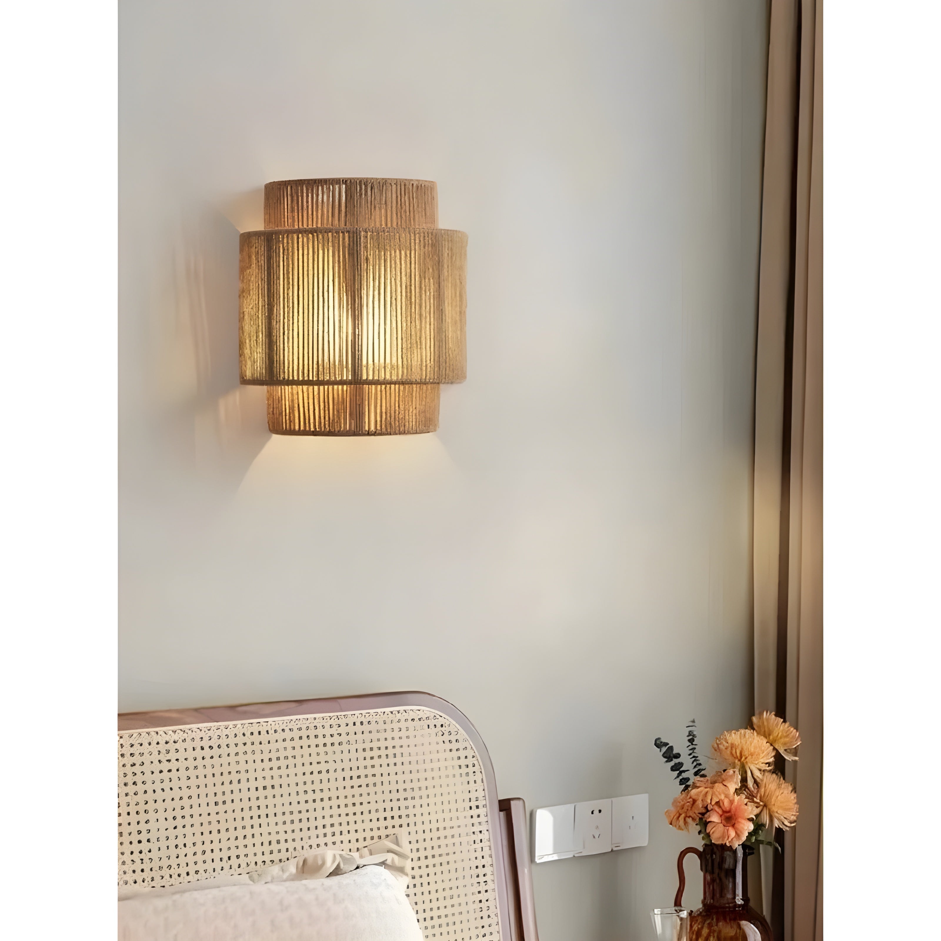 Decorative LED Light with Fiber Optic Effects