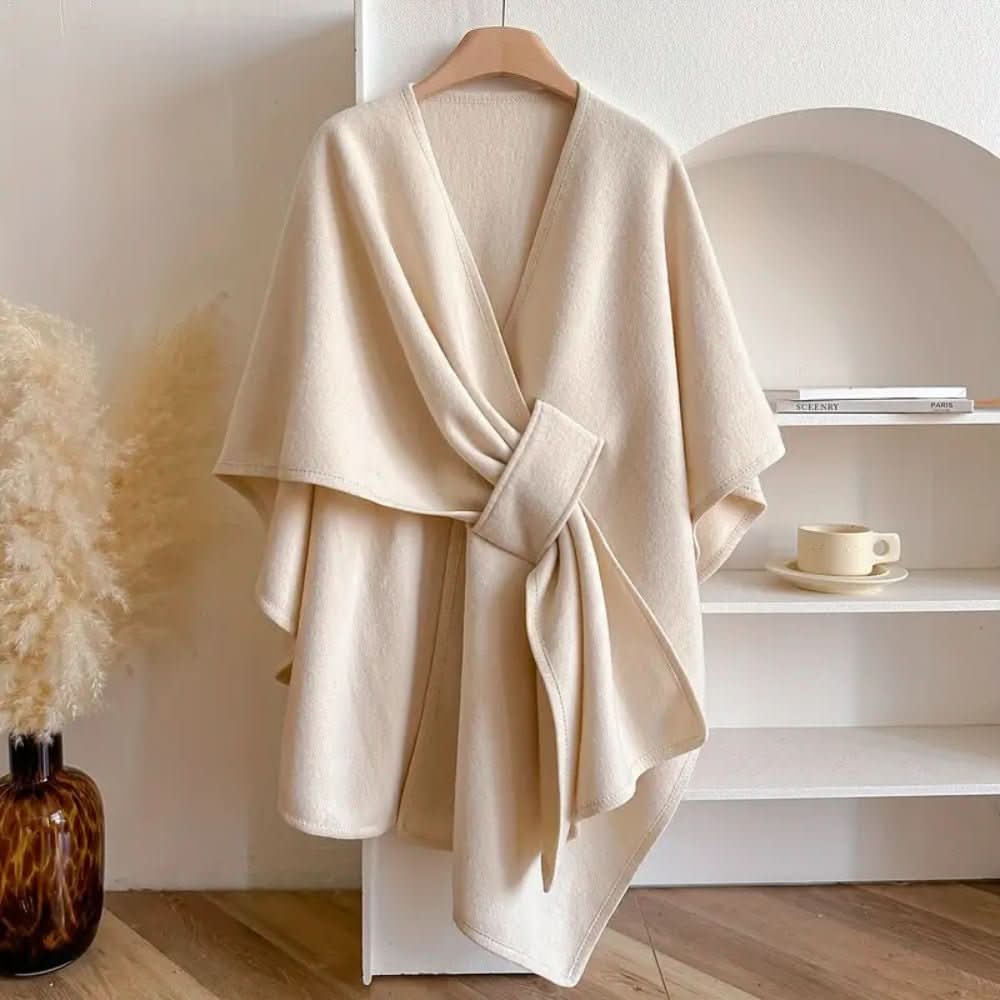 CozyChic – Versatile Wrap Coat – Stylish Multi-Use Scarf