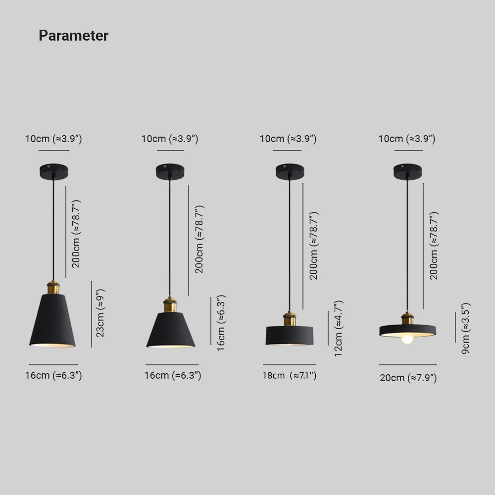 LED Pendant Light with Elegant Morandi Style