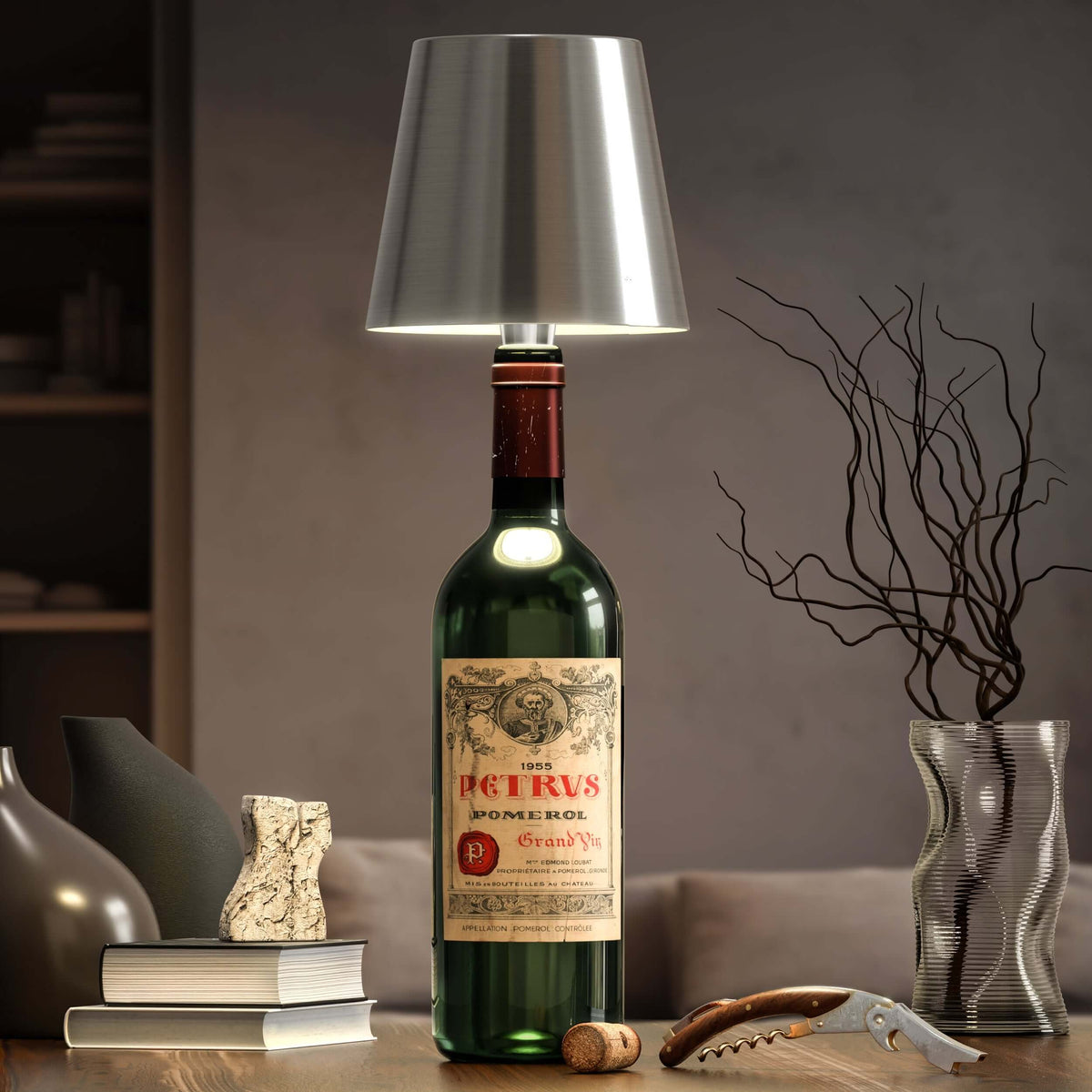 LED Bottle Light with Rechargeable Function