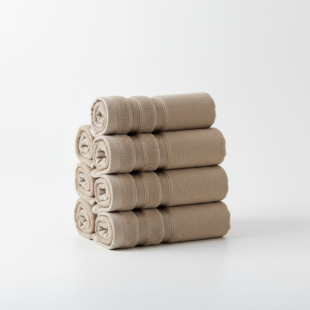 Set of Rectangular Towels - Soft and Absorbent