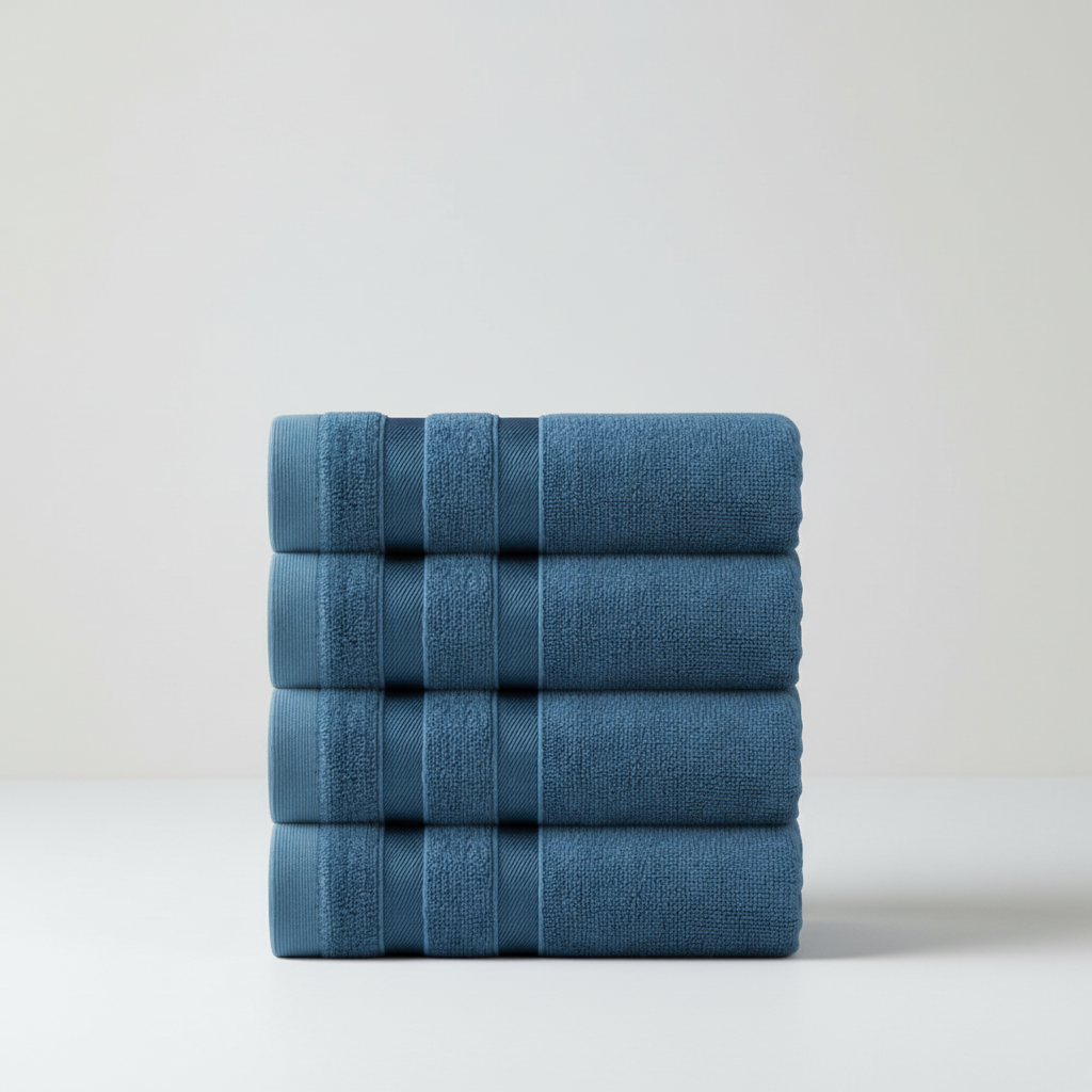 Set of Rectangular Towels - Soft and Absorbent
