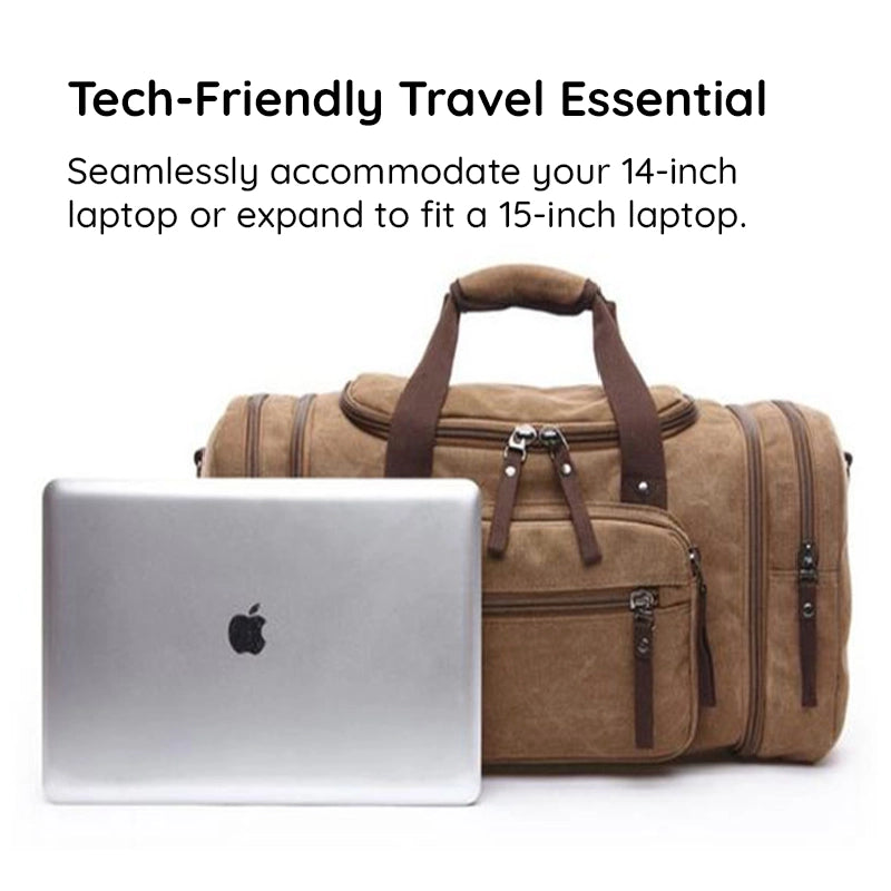Spacious Canvas Adventure Duffel Bag