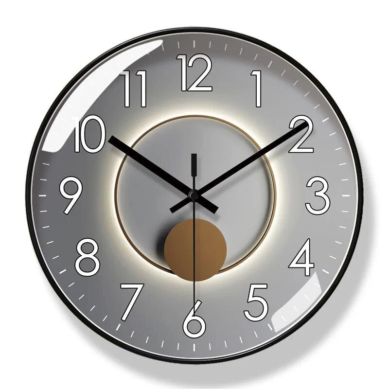 Oversized Contemporary Wall Clock - Chic Timepiece for Any Space