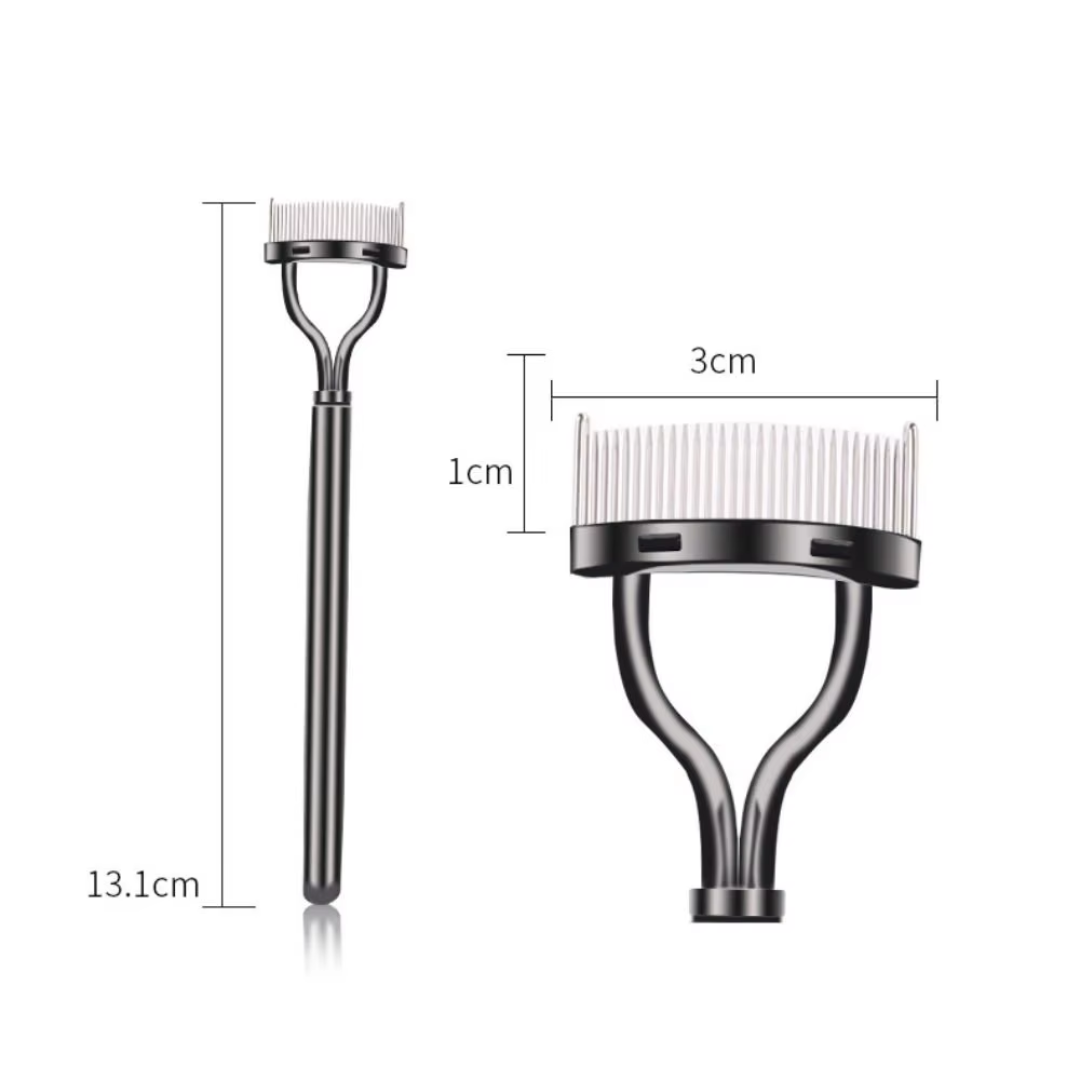 Precision Lash Groomer | Curved Eyelash Comb for Flawless Finish