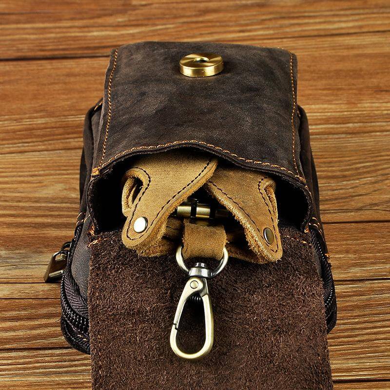 Everyday Comfort Waist Bag | Premium Leather with Adjustable Fit