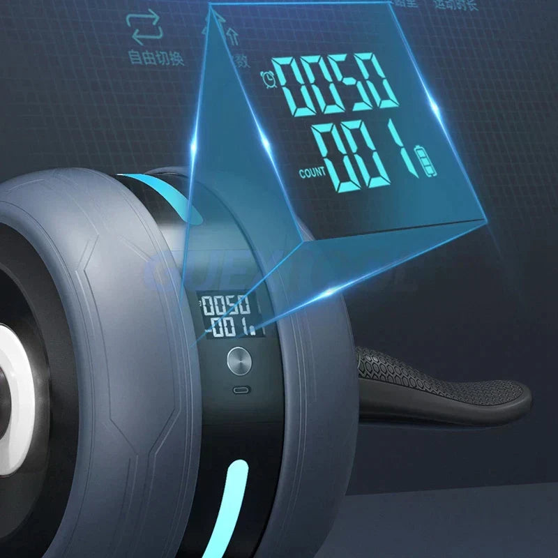 Smart Ab Roller with Auto-Return & Counting Feature