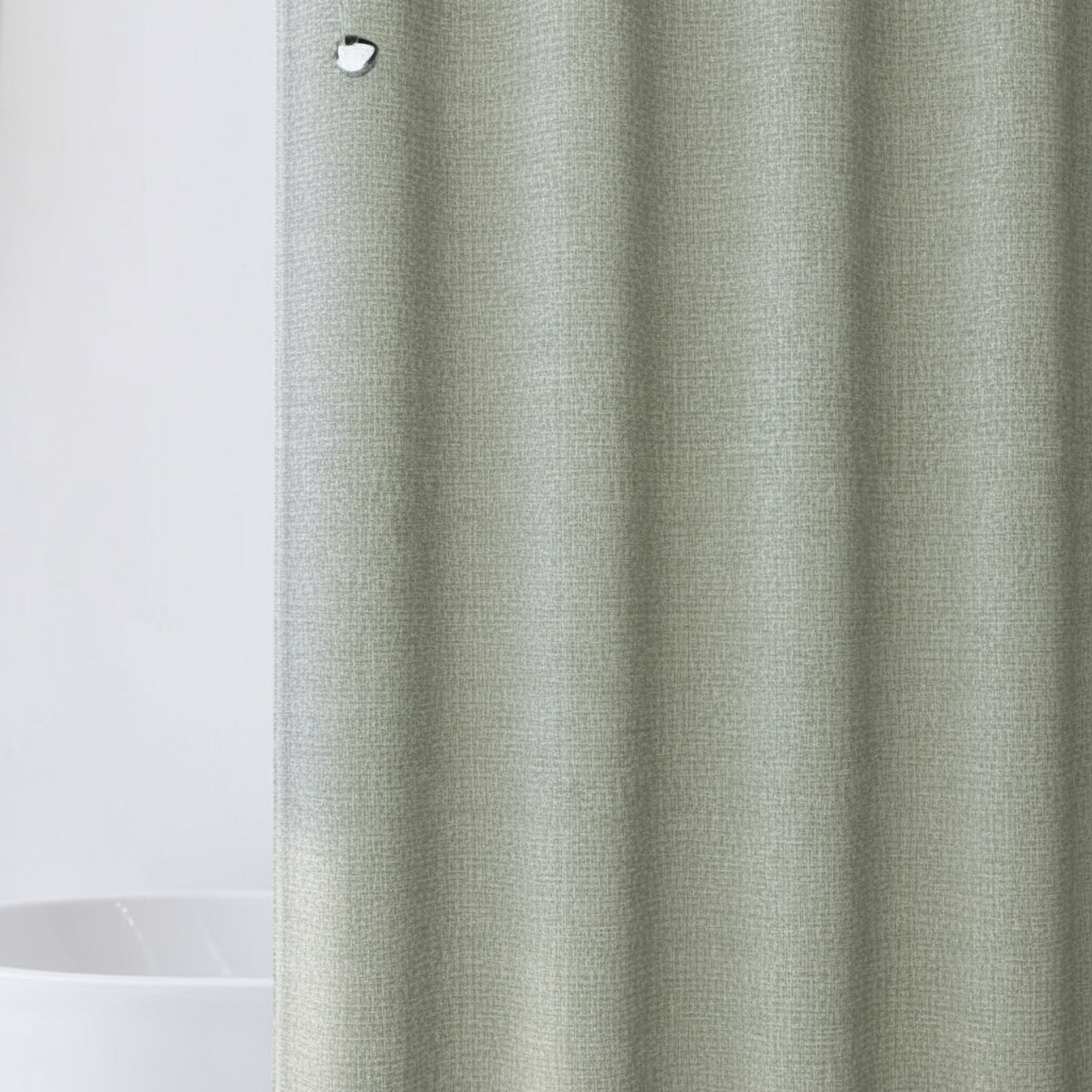 Durable Shower Curtain Made of Lightweight Polyester