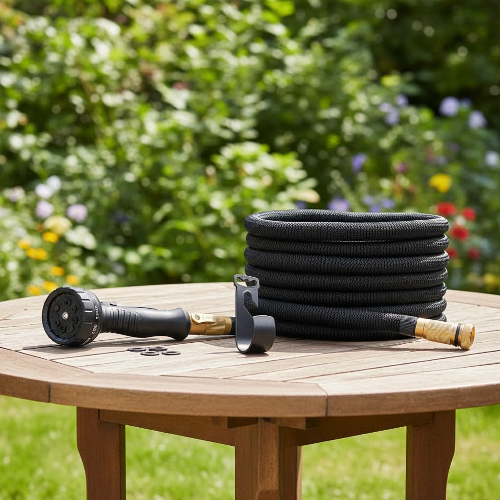 FlexiSprout - 100FT Expandable Hose with 8 Versatile Spray Settings