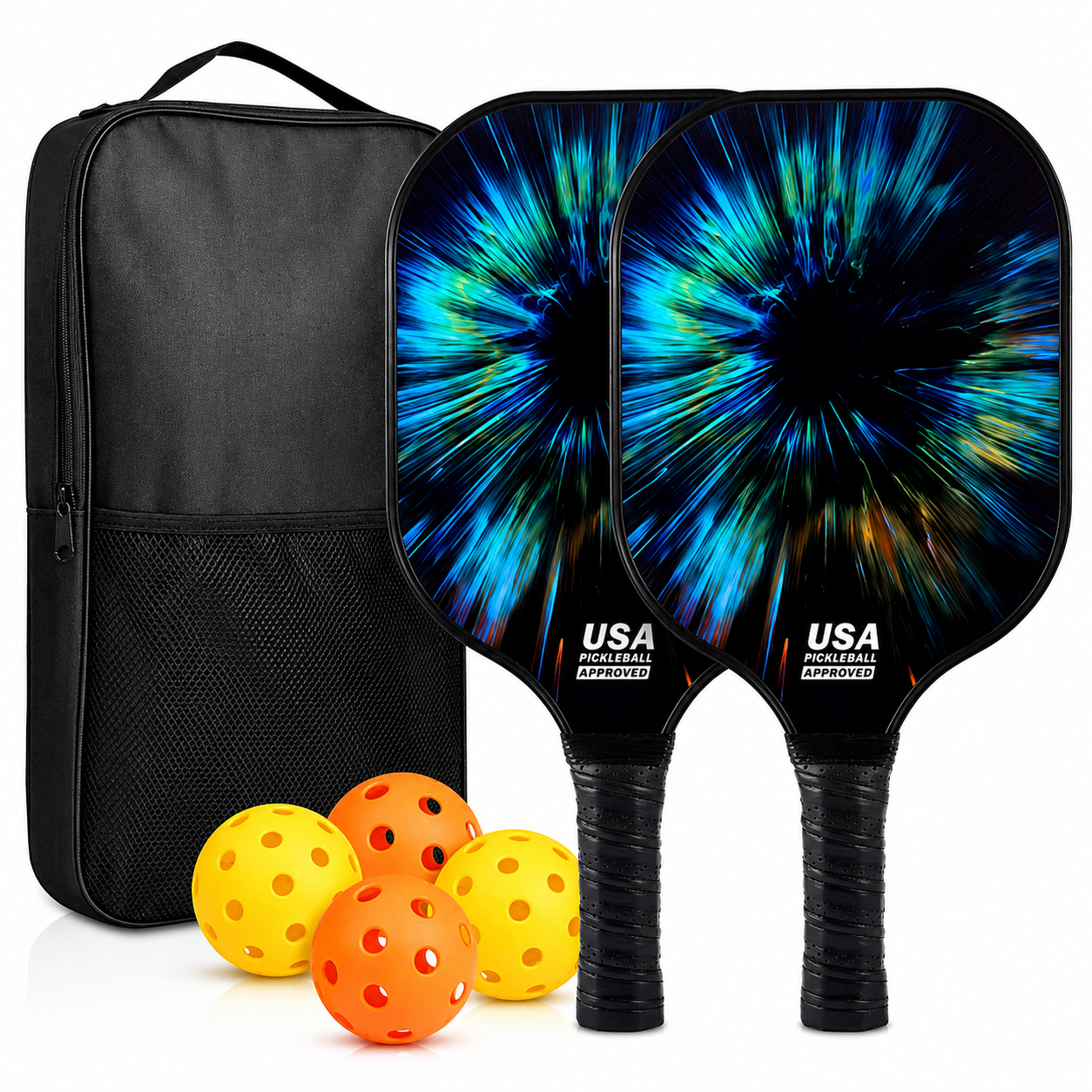 Premium Lightweight Pickleball Paddle Set with Grip Comfort