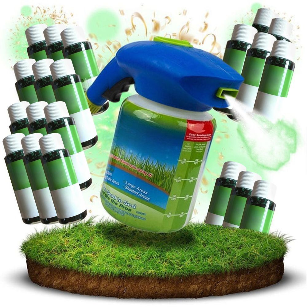 Effortless Green: Advanced Lawn Seed Spray System