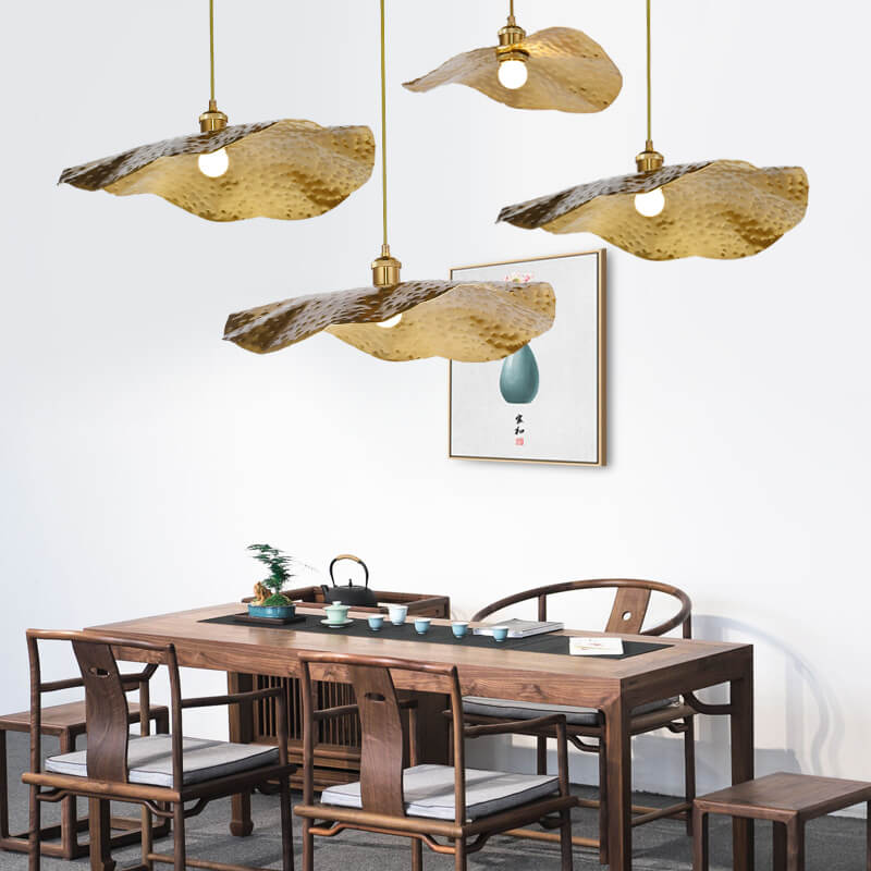 Opulent Aura | Chic Golden Bronze Pendant Lighting
