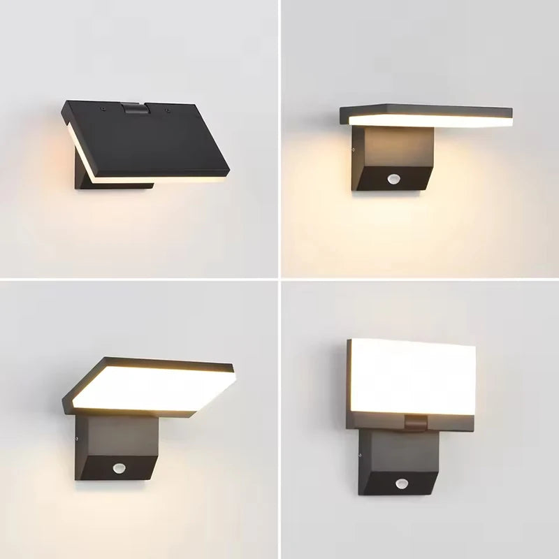 BrightGuard | Adjustable Outdoor Wall Light with Motion Sensor