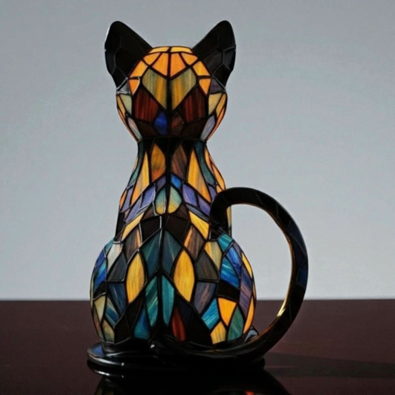 Purrfect Glow – Artisan Cat-Inspired LED Night Light