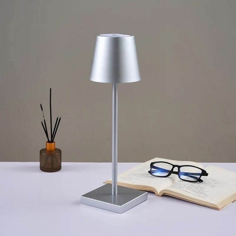 Elegant Wireless LED Table Lamp with Customizable Brightness