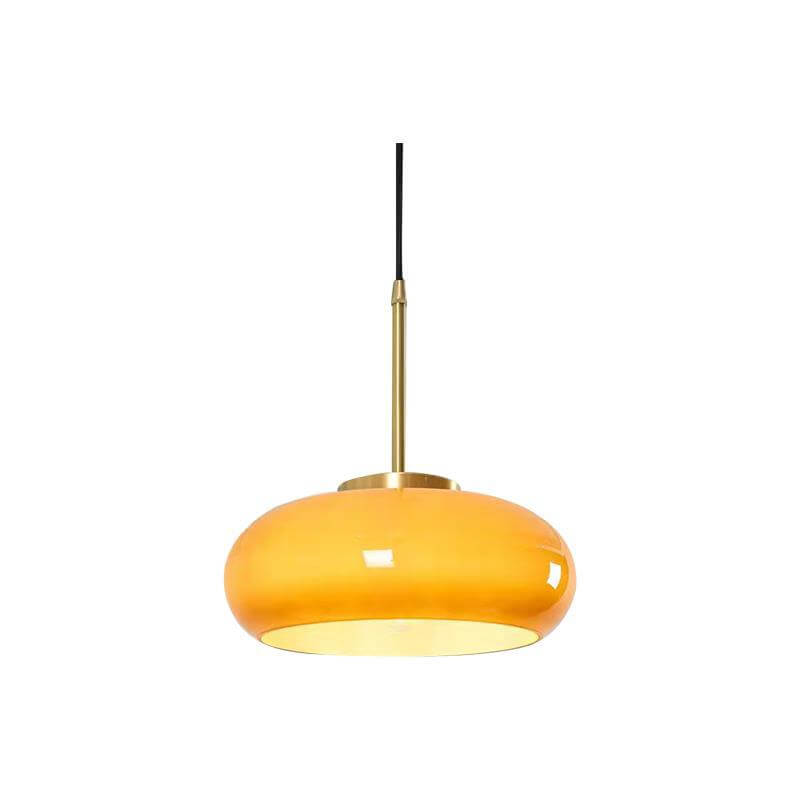 Retro-Style Glass Pendant Light for Sophisticated Interiors