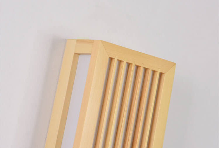 AuraGlow | Chic Solid Wood LED Wall Light Fixture