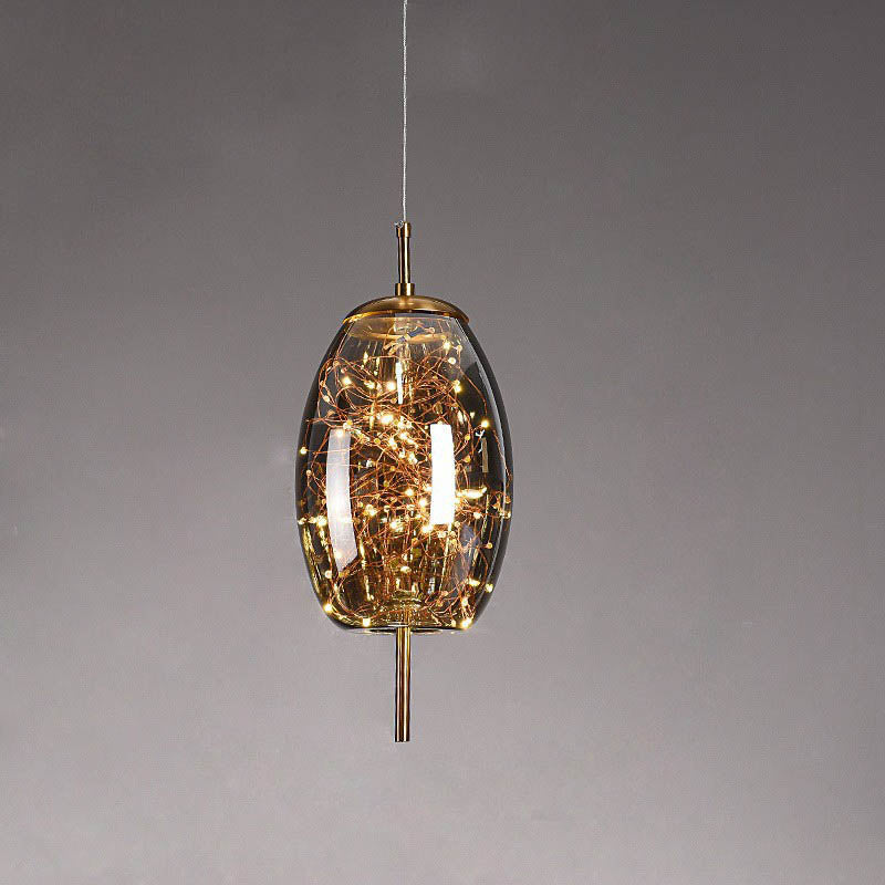 Nordic Elegance | Modern Glass Ceiling Light Fixture