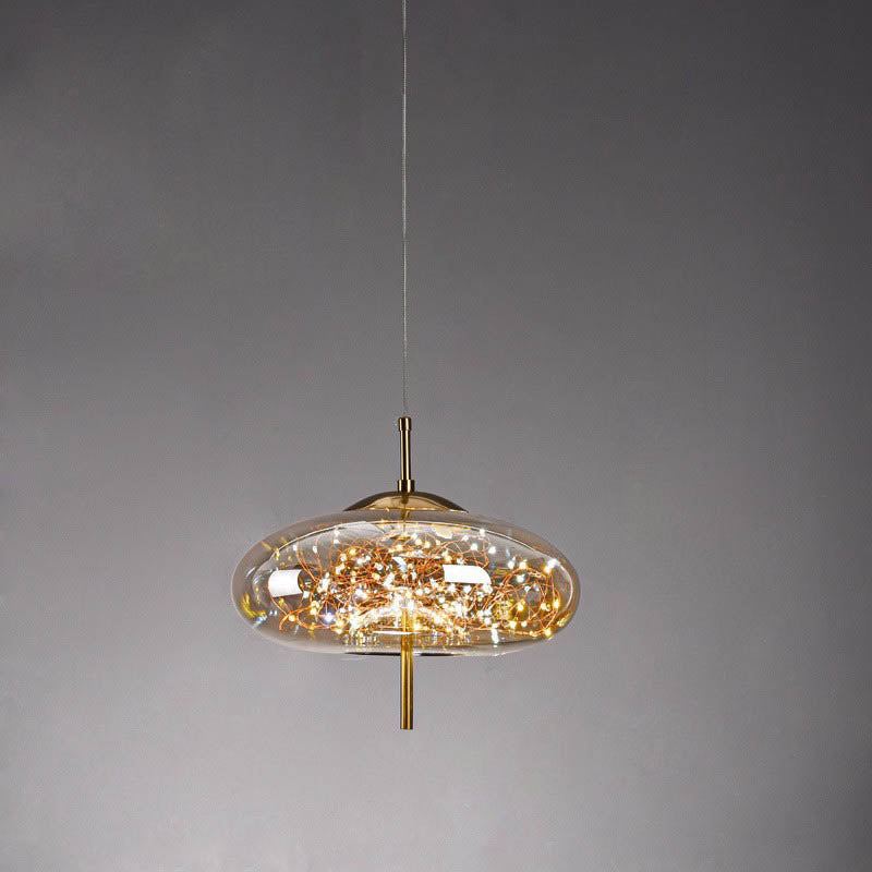 Nordic Elegance | Modern Glass Ceiling Light Fixture