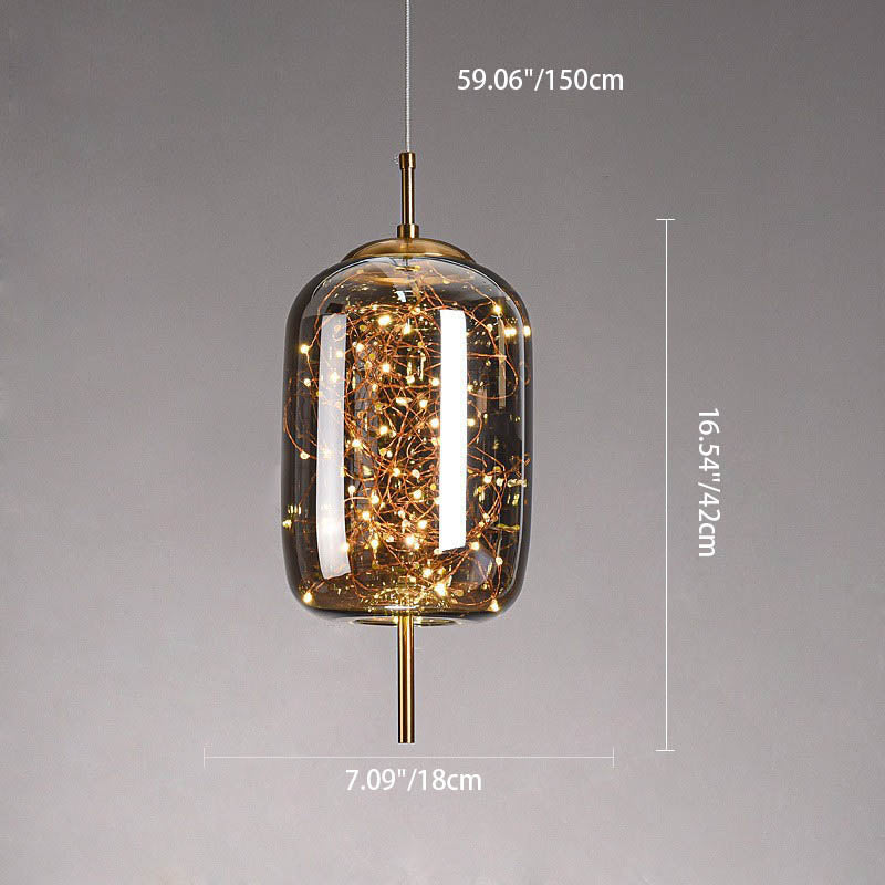 Nordic Elegance | Modern Glass Ceiling Light Fixture