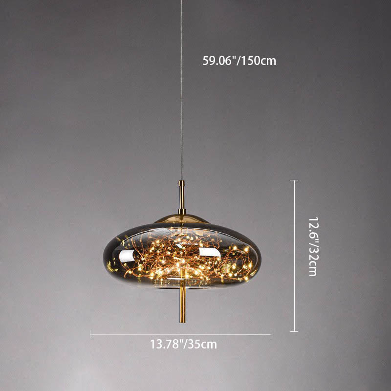 Nordic Elegance | Modern Glass Ceiling Light Fixture