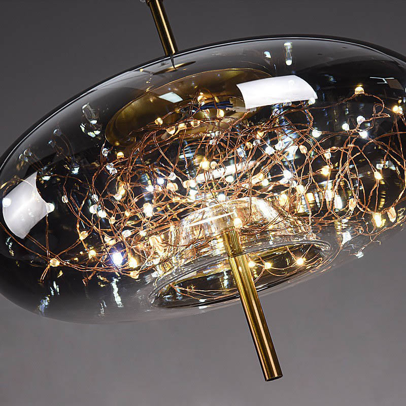 Nordic Elegance | Modern Glass Ceiling Light Fixture