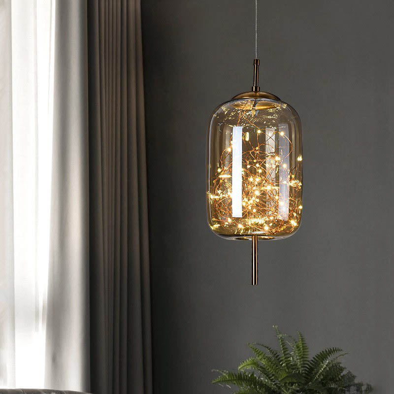 Nordic Elegance | Modern Glass Ceiling Light Fixture