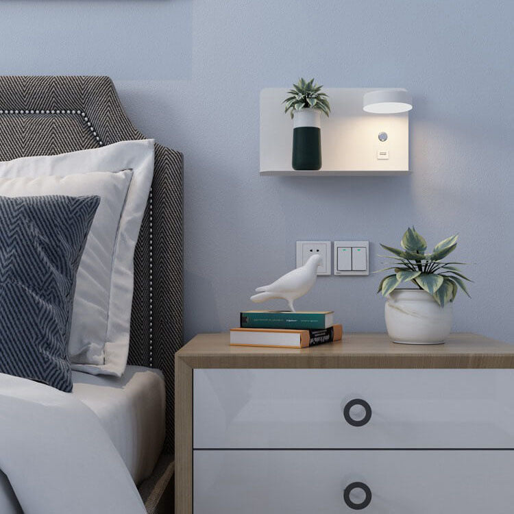 Elegant USB Rechargeable Wall Sconce for Modern Living