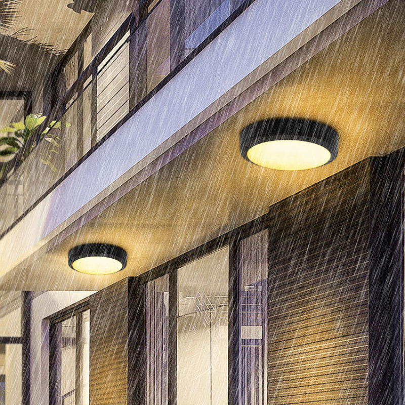 Weatherproof LED Ceiling Fixture for Outdoor Spaces