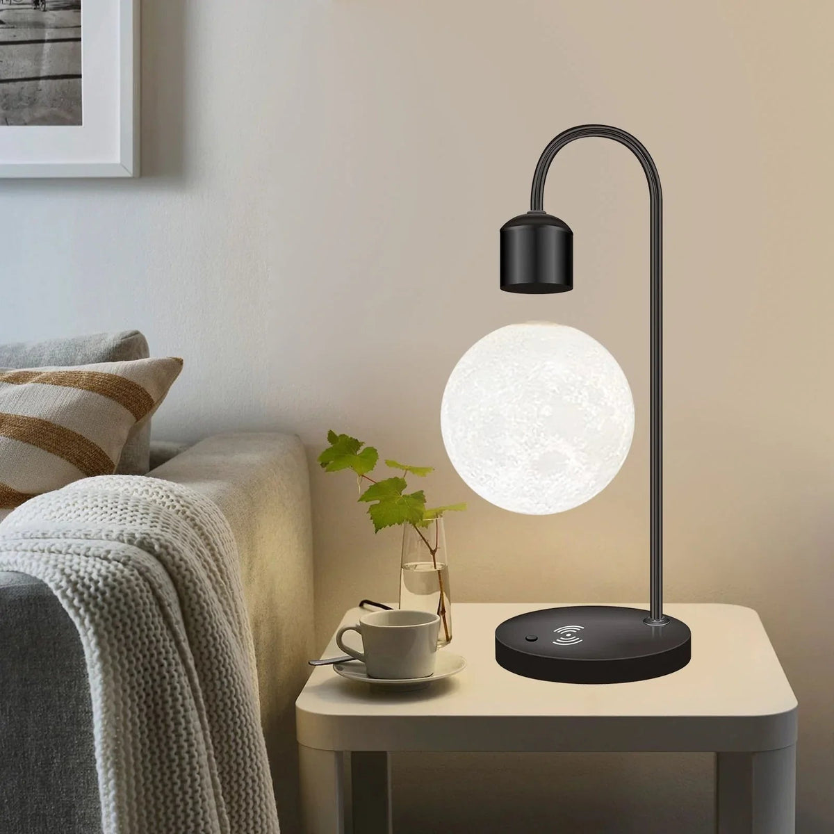 Lumosphere | Cordless Floating Light with Wireless Charging Hub