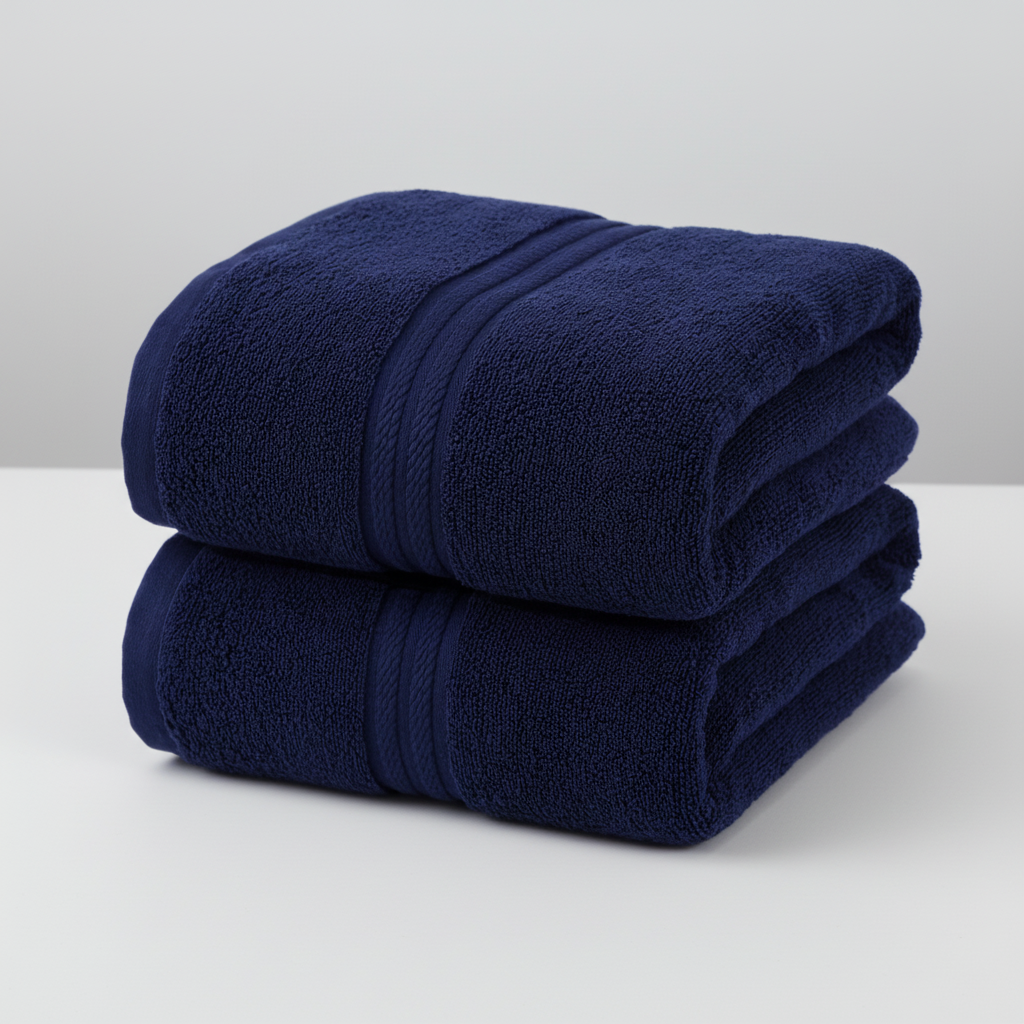 Cotton Bath Towel Collection - Soft and Absorbent