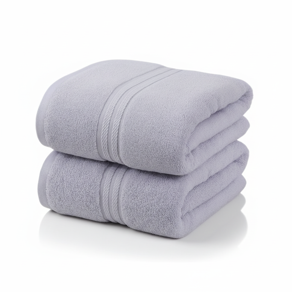 Cotton Bath Towel Collection - Soft and Absorbent