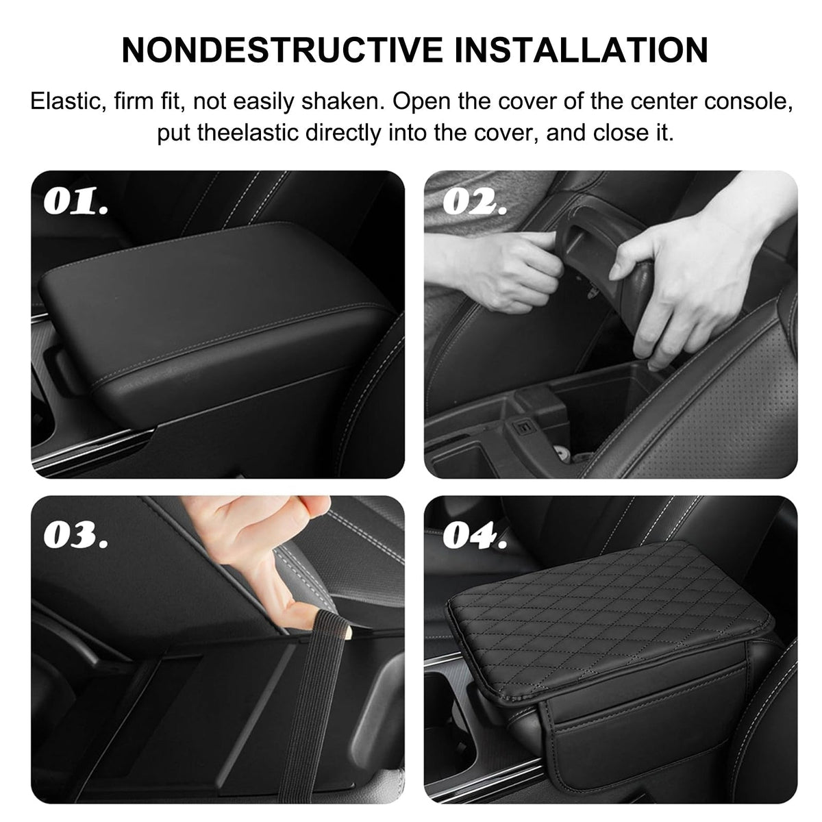 Premium Comfort | Stylish Car Armrest Protector with Storage