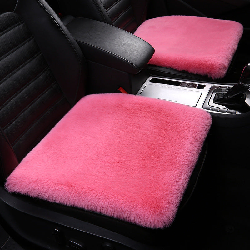 Cozy Wool Cushion with Non-Slip Back for Year-Round Comfort