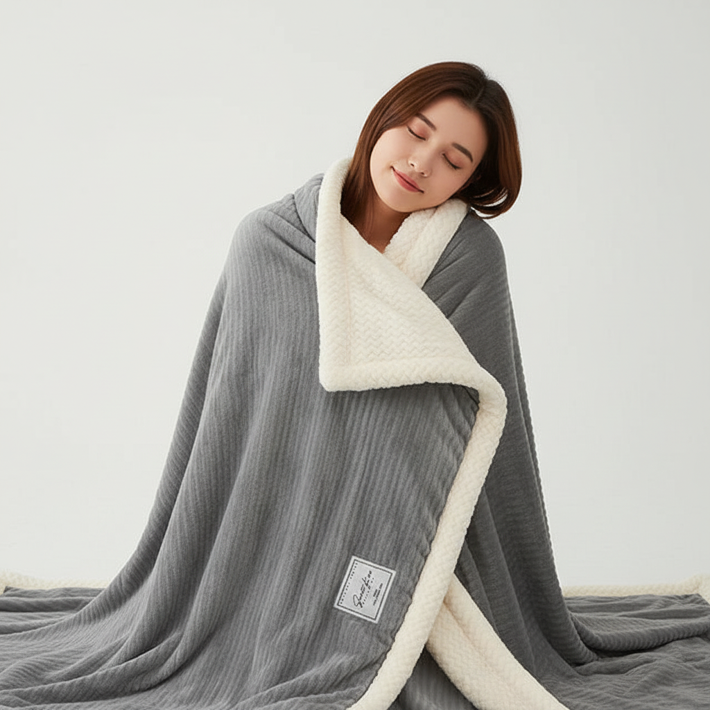 Cozy Fleece Throw Blanket for Warmth and Comfort