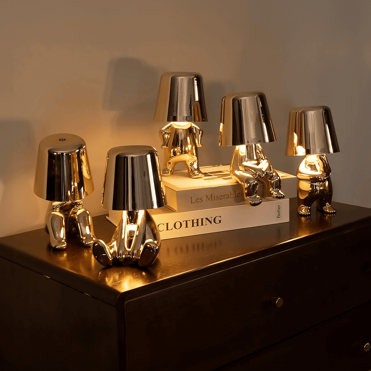 Adjustable Brightness Desk Lamp - Fun Design