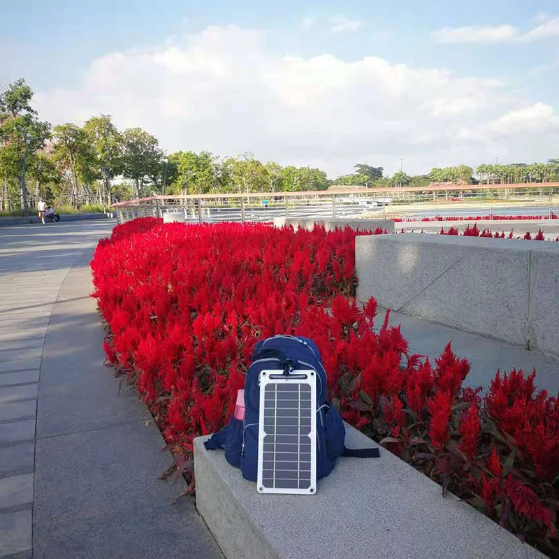 Eco-Friendly Portable Solar Charger with USB Output