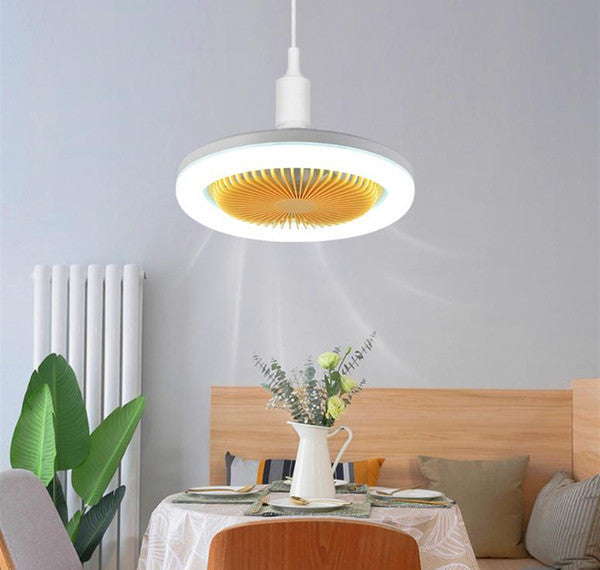 Sleek LED Ceiling Breeze with Remote Control