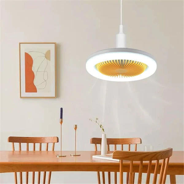 Sleek LED Ceiling Breeze with Remote Control