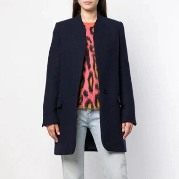 Chic Mandarin Collar Casual Jacket