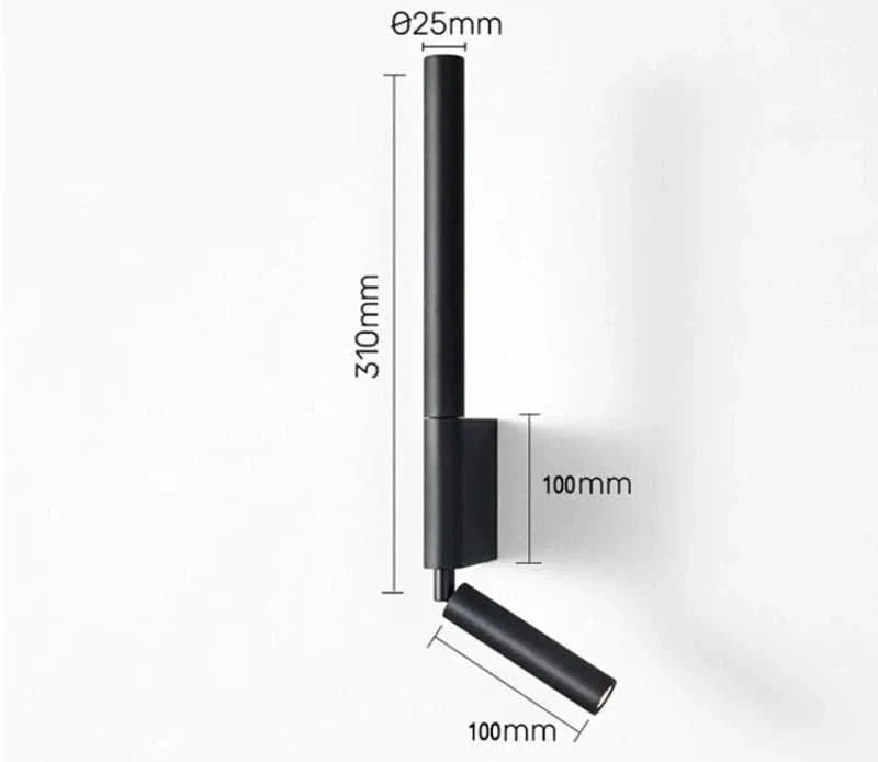 SerenityGlow - Sleek LED Wall Fixture for Tranquil Spaces