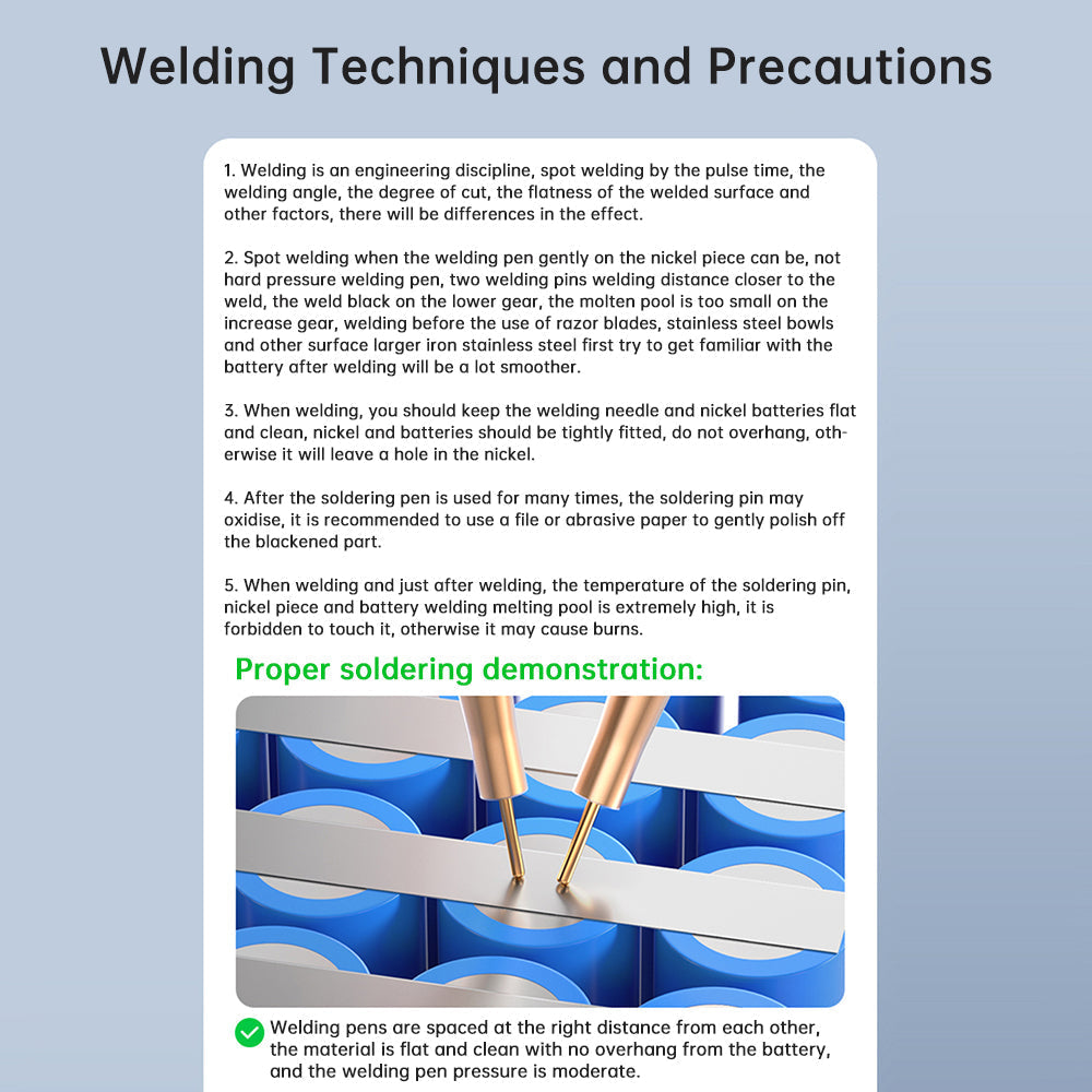 Handheld Precision Battery Welder