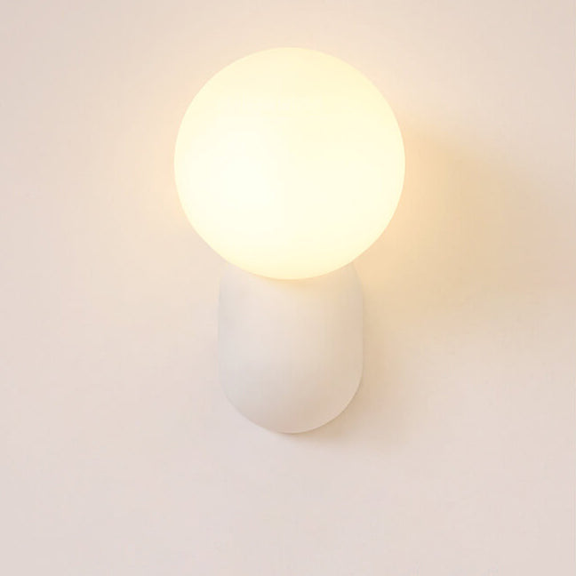LustreAura | Chic Resin and Glass Wall Light Fixture